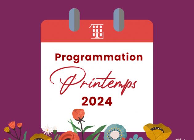 Spring 2024 programming, discover the upcoming workshops!